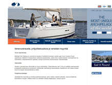 Tablet Screenshot of midnightsunsailing.fi